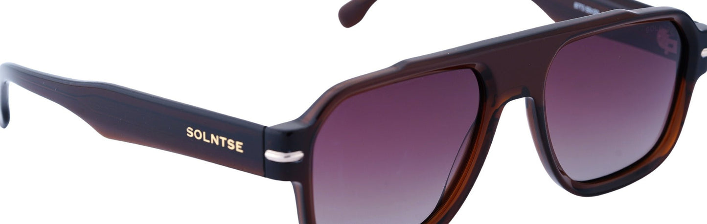 ST8773-C5-Handmade Bio Acetate-Bordeaux Shadow - glassesbyahana.com