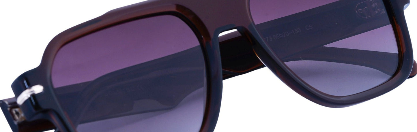 ST8773-C5-Handmade Bio Acetate-Bordeaux Shadow - glassesbyahana.com