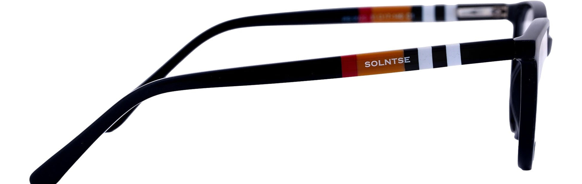 ST9025-C1-Handmade Mix Material-Midnight Black - glassesbyahana.com