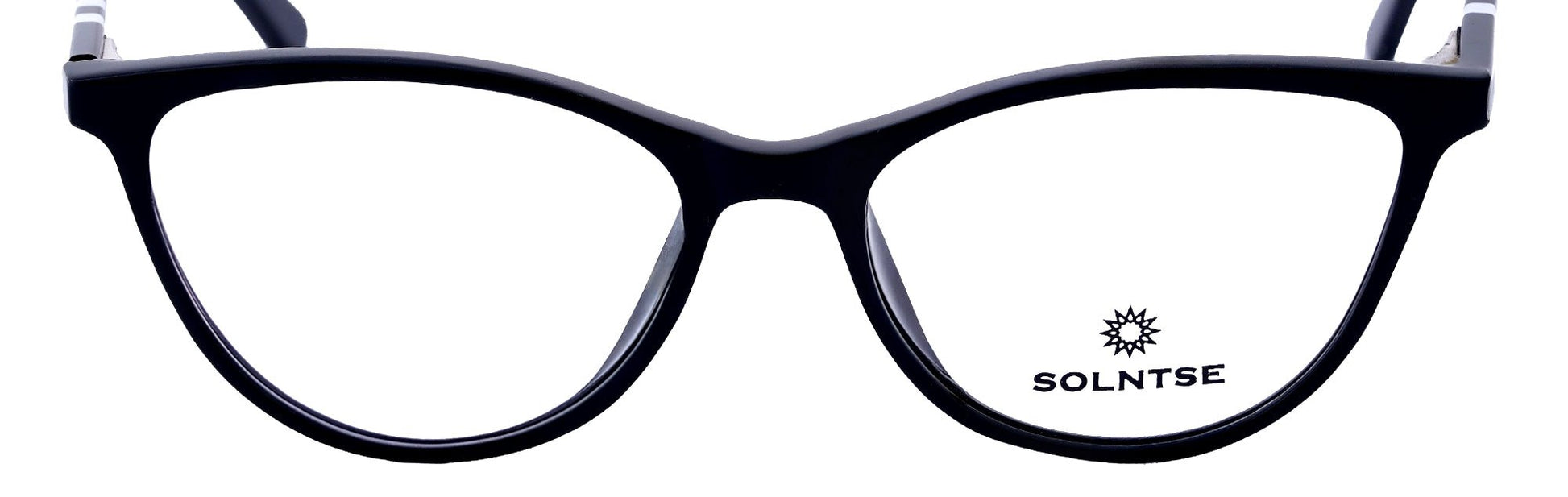 ST9025-C1-Handmade Mix Material-Midnight Black - glassesbyahana.com