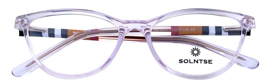 ST9025-C2-Handmade Mix Material-Crystal Clear - glassesbyahana.com