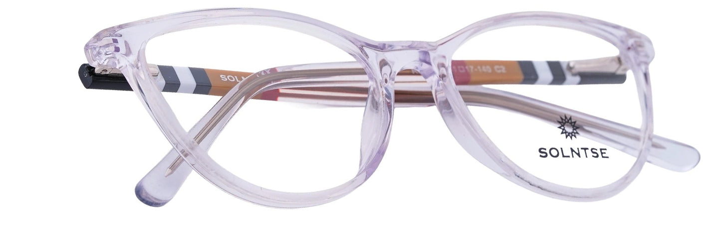 ST9025-C2-Handmade Mix Material-Crystal Clear - glassesbyahana.com