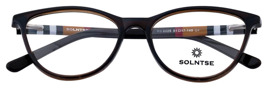 ST9025-C4-Handmade Mix Material-Havana Brown - glassesbyahana.com