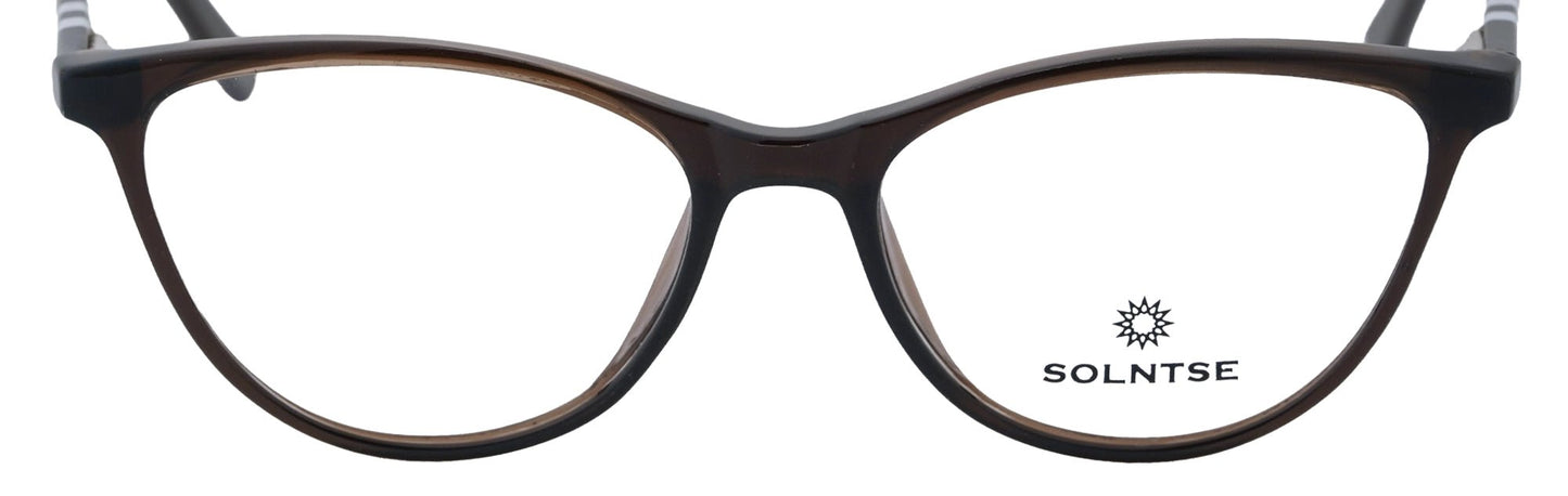 ST9025-C4-Handmade Mix Material-Havana Brown - glassesbyahana.com