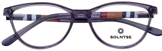 ST9025-C6-Handmade Mix Material-Crystal Grey - glassesbyahana.com