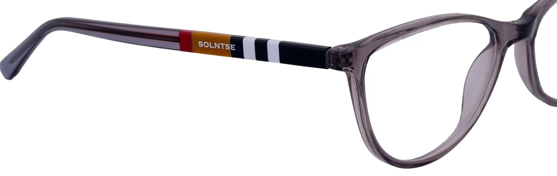 ST9025-C6-Handmade Mix Material-Crystal Grey - glassesbyahana.com