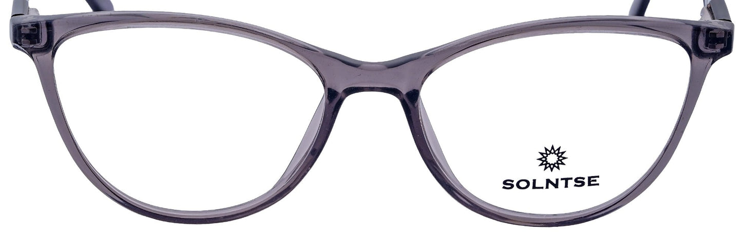 ST9025-C6-Handmade Mix Material-Crystal Grey - glassesbyahana.com