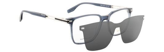 ST9755-C3-Handmade Bio Acetate-Translucent Blue - glassesbyahana.com