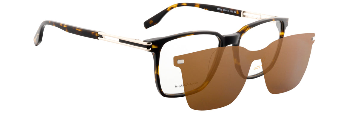 ST9755-C4-Handmade Bio Acetate-Camouflage Yellow - glassesbyahana.com