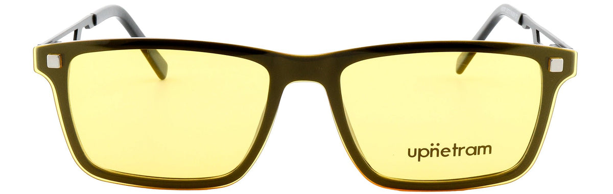 UP0081-C1-Handmade Mix Material-Midnight Black - glassesbyahana.com