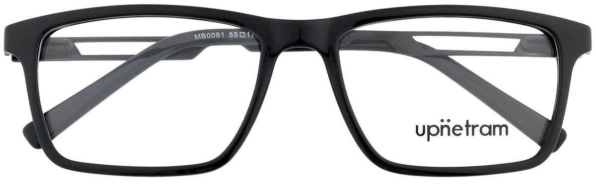 UP0081-C1-Handmade Mix Material-Midnight Black - glassesbyahana.com
