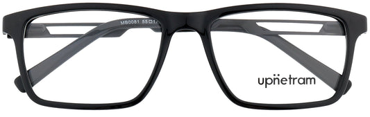 UP0081-C1-Handmade Mix Material-Midnight Black - glassesbyahana.com