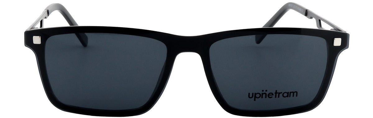 UP0081-C2-Handmade Mix Material-Midnight Black - glassesbyahana.com