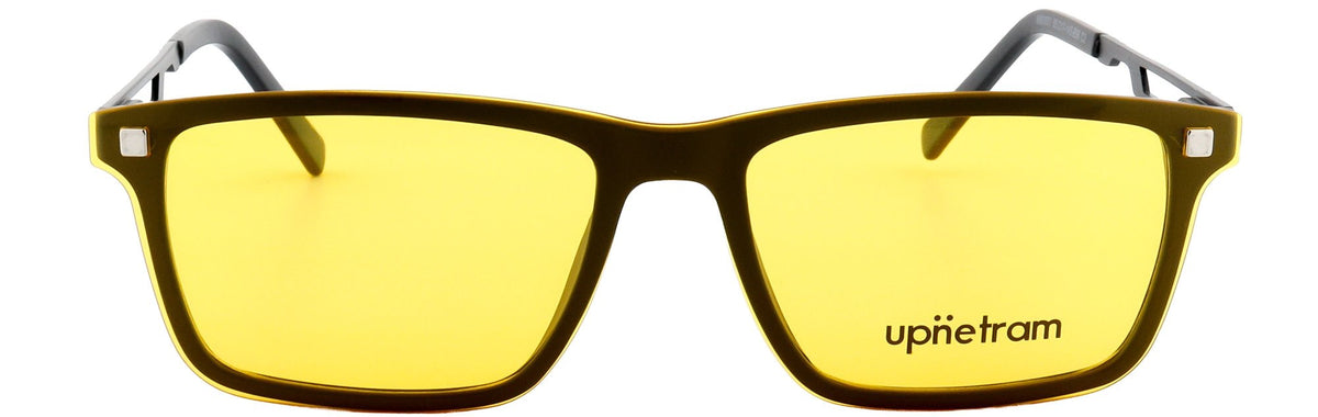 UP0081-C2-Handmade Mix Material-Midnight Black - glassesbyahana.com