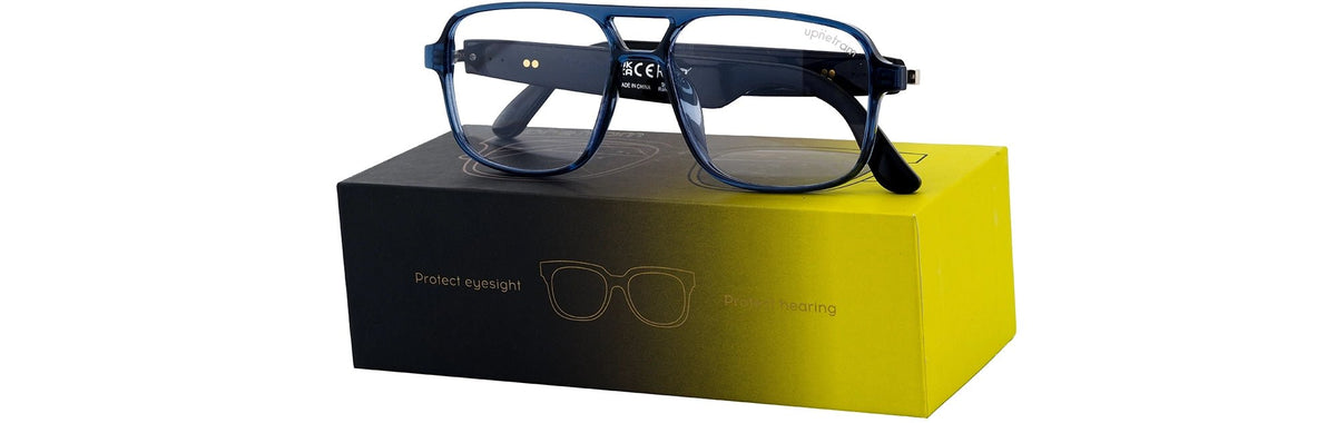 UP10-C2-Smart Audio Glasses-Glacier Blue - glassesbyahana.com