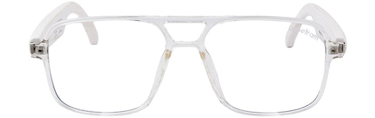 UP10-C3-Smart Audio Glasses-Translucent White - glassesbyahana.com