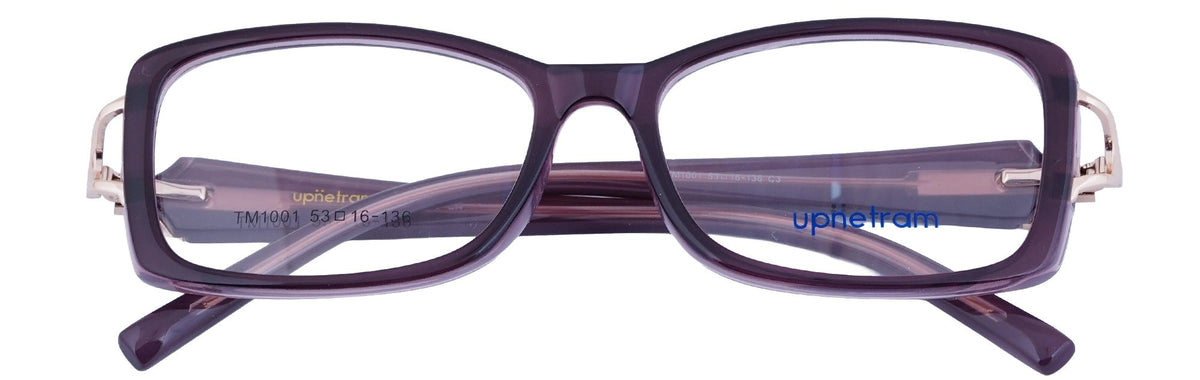 UP1001-C3-Handmade Mix Material-Royal Purple - glassesbyahana.com