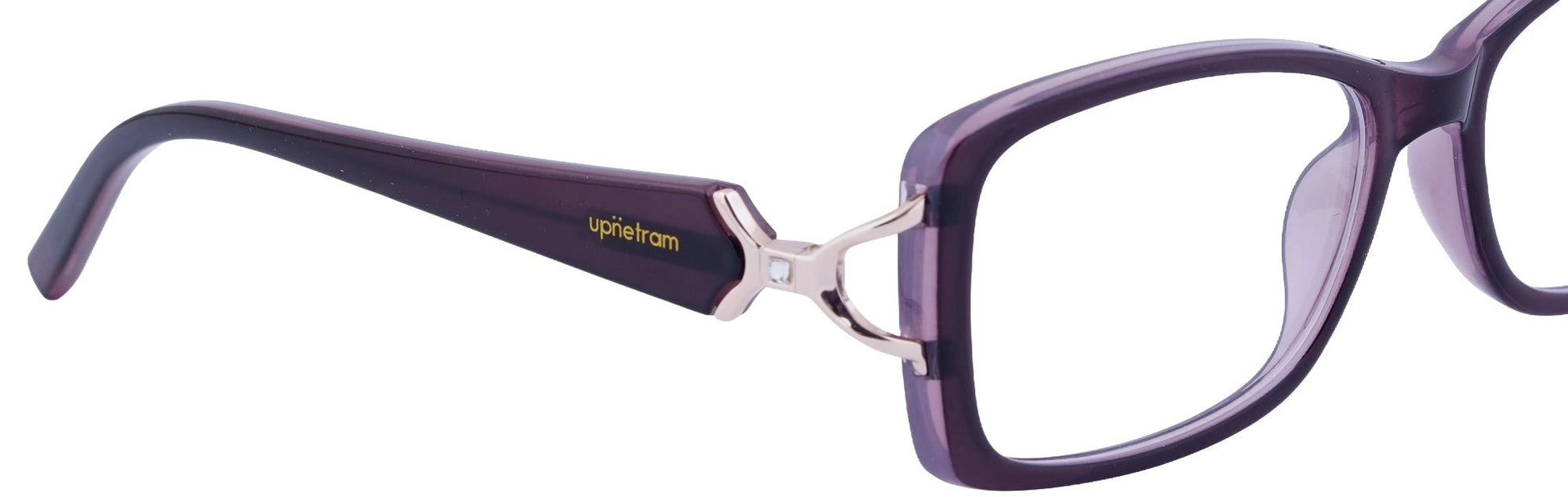 UP1001-C3-Handmade Mix Material-Royal Purple - glassesbyahana.com