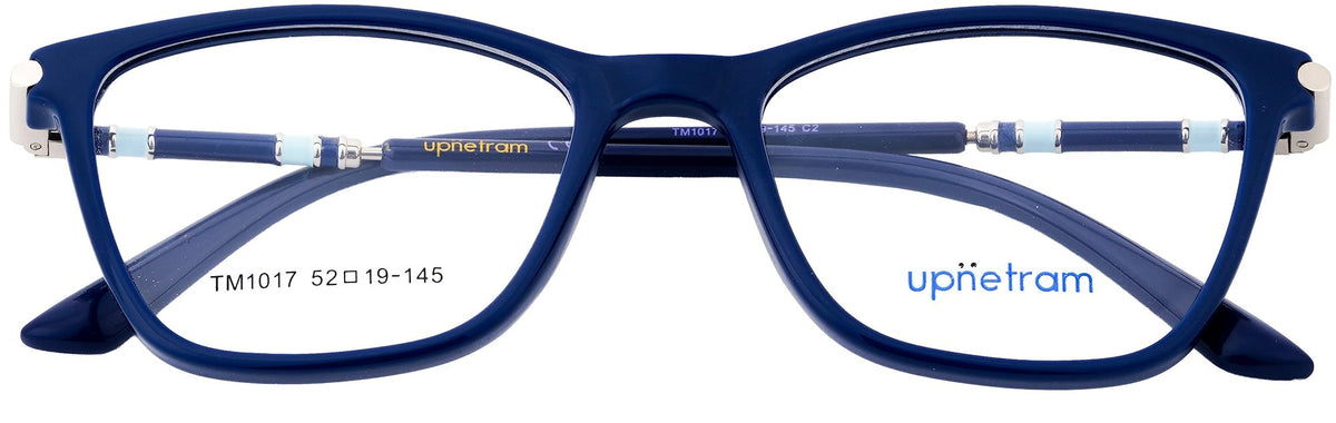UP1017-C2-Handmade Mix Material-Blue - glassesbyahana.com