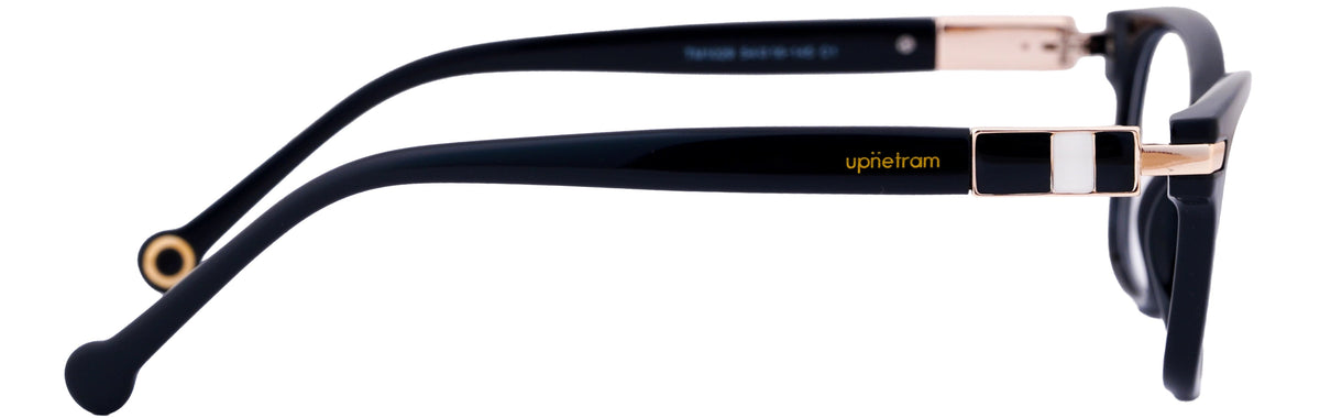 UP1029-C1-Handmade Mix Material-Midnight Black - glassesbyahana.com