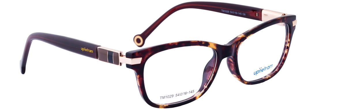 UP1029-C6-Handmade Mix Material-Havana Brown - glassesbyahana.com