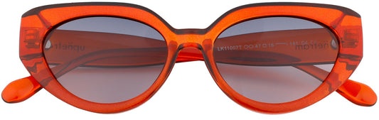 UP11007-C4-Handmade Mix Material-Burnt Amber - glassesbyahana.com