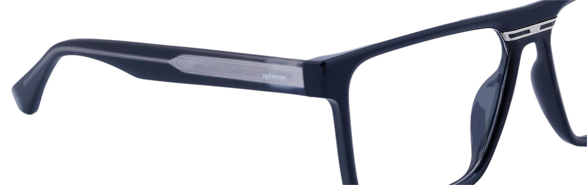 UP1255906-C1-Handmade Mix Material-Midnight Black - glassesbyahana.com