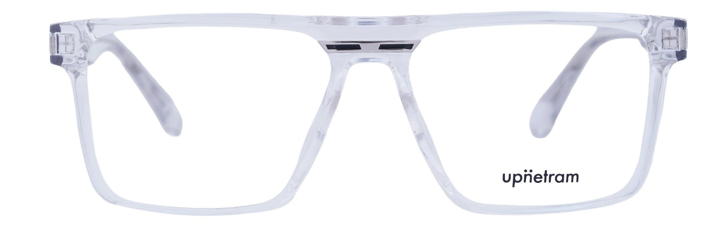 UP1255906-C2-Handmade Mix Material-Crystal Clear - glassesbyahana.com