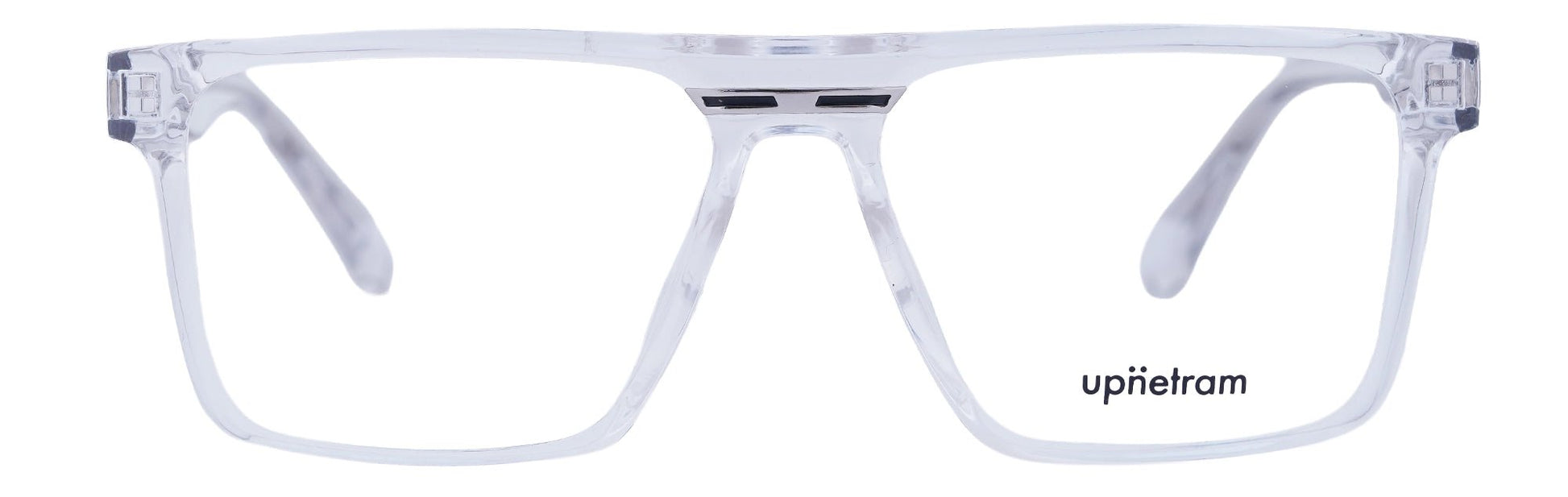 UP1255906-C2-Handmade Mix Material-Crystal Clear - glassesbyahana.com