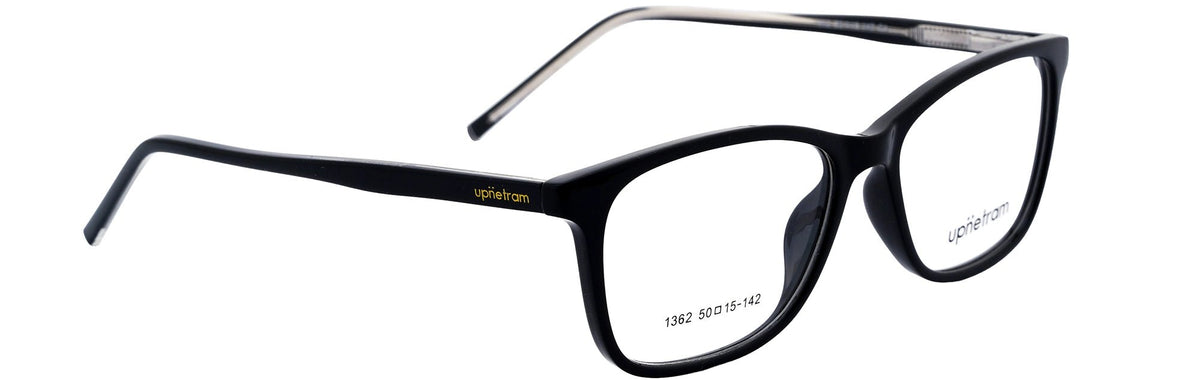 UP1362-C1-Handmade Mix Material-Midnight Black - glassesbyahana.com