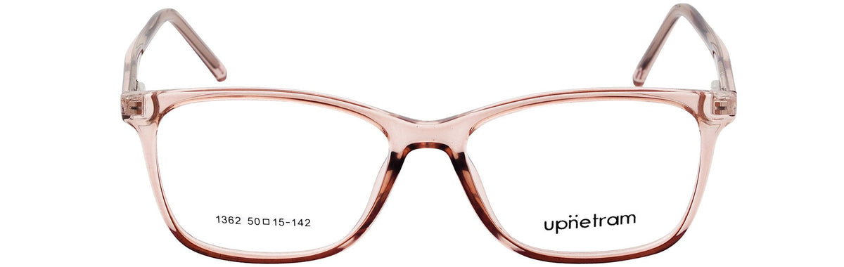 UP1362-C3-Handmade Mix Material-Transparent Pink - glassesbyahana.com