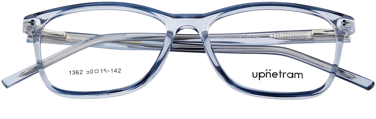 UP1362-C8-Handmade Mix Material-Light Blue - glassesbyahana.com