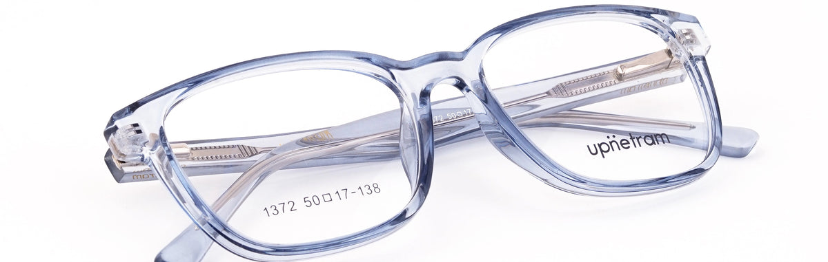 UP1372-C3-Handmade Mix Material- Sky Blue - glassesbyahana.com