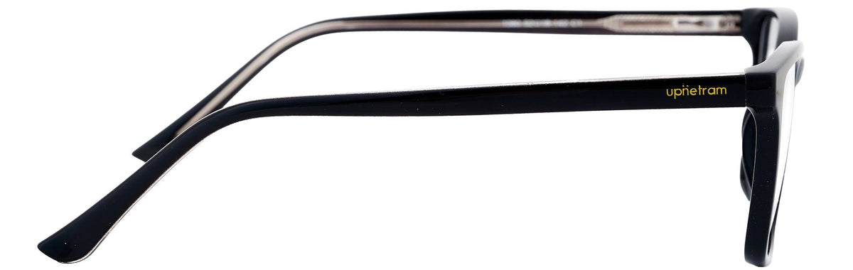 UP1380-C1-Handmade Mix Material-Midnight Black - glassesbyahana.com