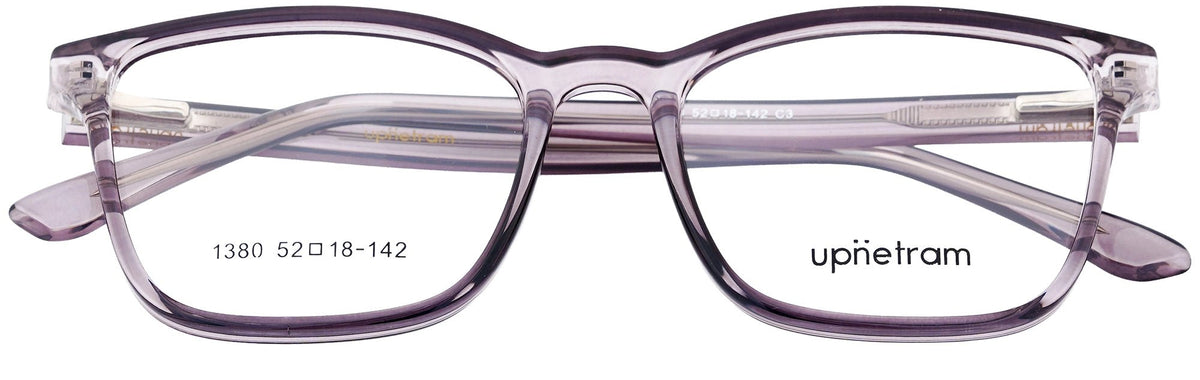 UP1380-C3-Handmade Mix Material-Crystal Grey - glassesbyahana.com