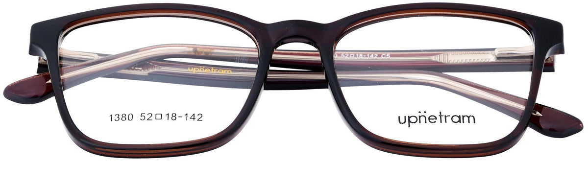 UP1380-C5-Handmade Mix Material-Havana Brown - glassesbyahana.com