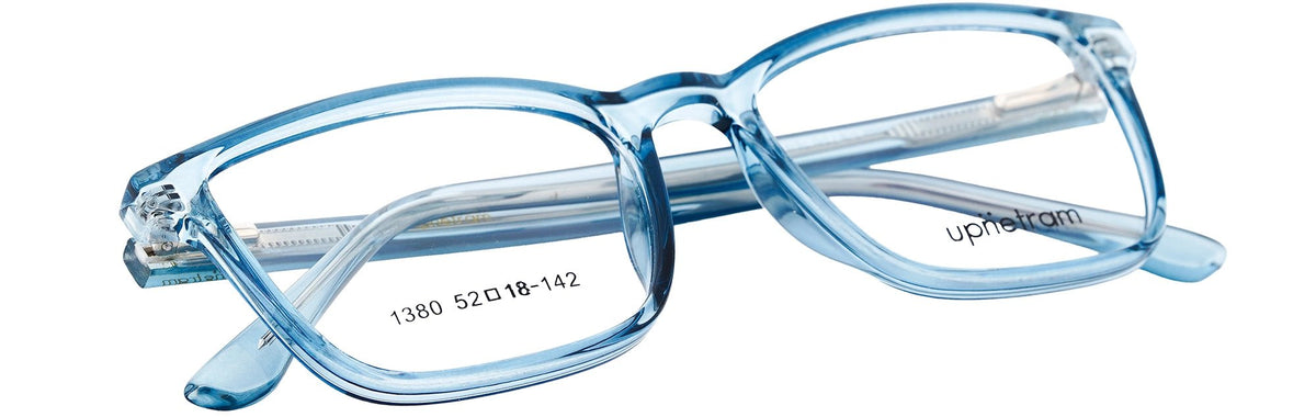 UP1380-C6-Handmade Mix Material-Crystal Blue - glassesbyahana.com