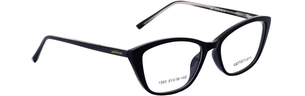 UP1383-C1-Handmade Mix Material-Midnight Black - glassesbyahana.com