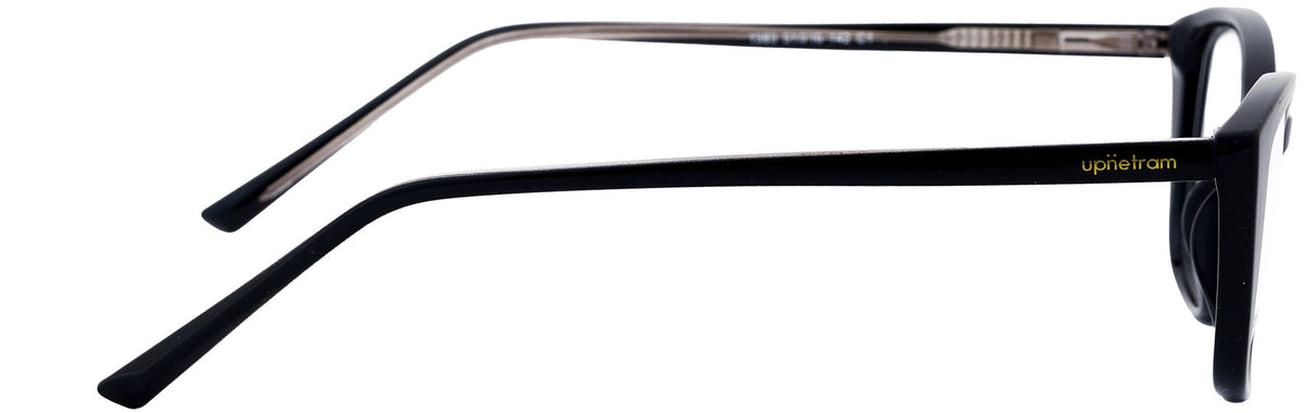 UP1383-C1-Handmade Mix Material-Midnight Black - glassesbyahana.com