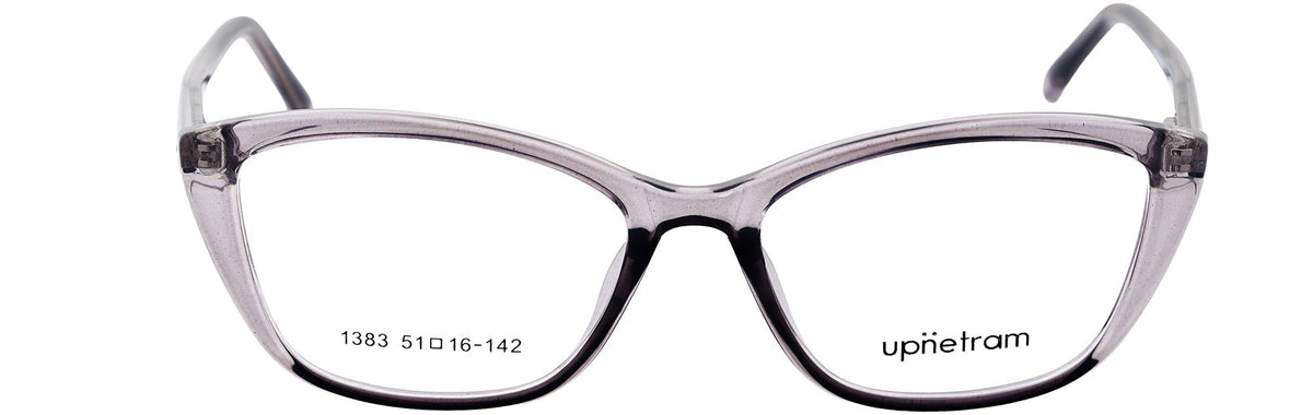 UP1383-C2-Handmade Mix Material-Crystal Grey - glassesbyahana.com