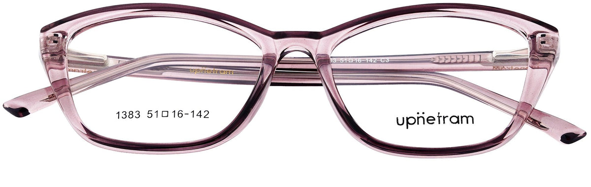 UP1383-C3-Handmade Mix Material-Crystal Purple - glassesbyahana.com