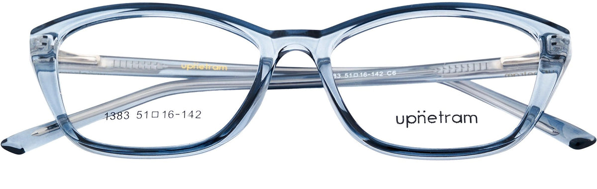 UP1383-C6-Handmade Mix Material-Crystal Blue - glassesbyahana.com