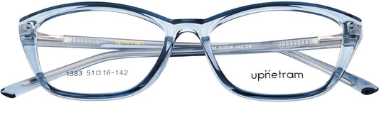 UP1383-C6-Handmade Mix Material-Crystal Blue - glassesbyahana.com