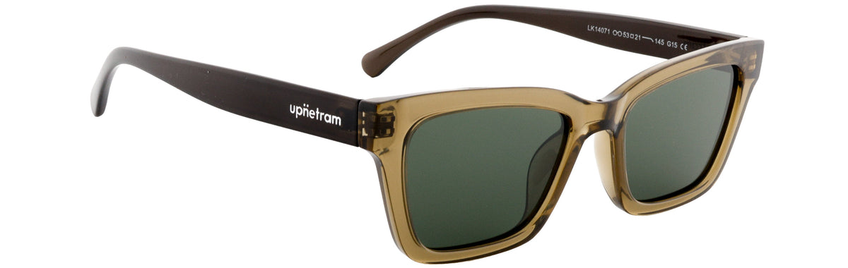 UP14071-C3-Handmade Bio Acetate-Translucent Green - glassesbyahana.com