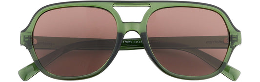 UP17021-C15-Handmade Mix Material-Olive Green - glassesbyahana.com