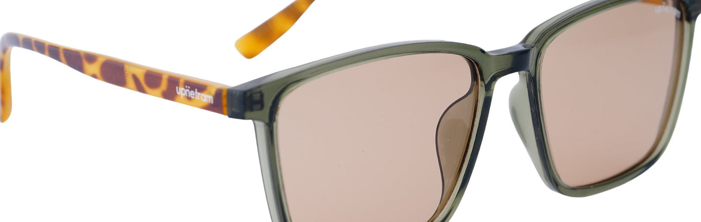 UP22002-C7-Handmade Mix Material-Olive Martini - glassesbyahana.com