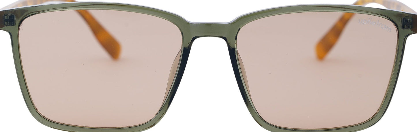 UP22002-C7-Handmade Mix Material-Olive Martini - glassesbyahana.com