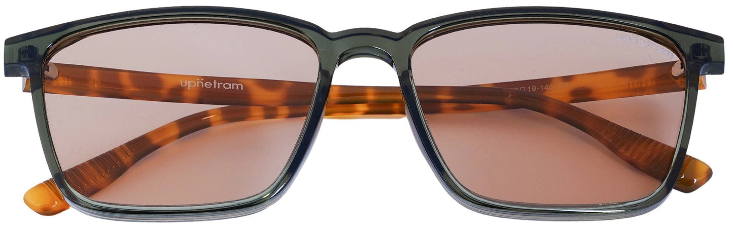 UP22002-C7-Handmade Mix Material-Olive Martini - glassesbyahana.com