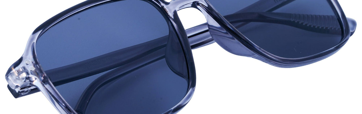UP22003-C3-Handmade Mix Material-Frosted Steel - glassesbyahana.com