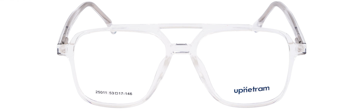 UP25011-C4-Handmade Mix Material - Crystal Clear - glassesbyahana.com